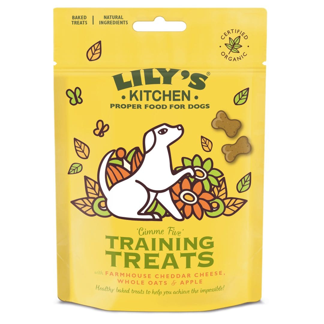 Lily's Kitchen Gimme Five Baked Training Treats With Farmhouse Cheddar ...